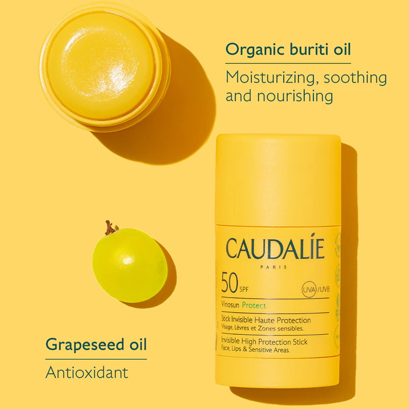 Caudalie Vinosun, protetor solar para o rosto e áreas sensíveis.