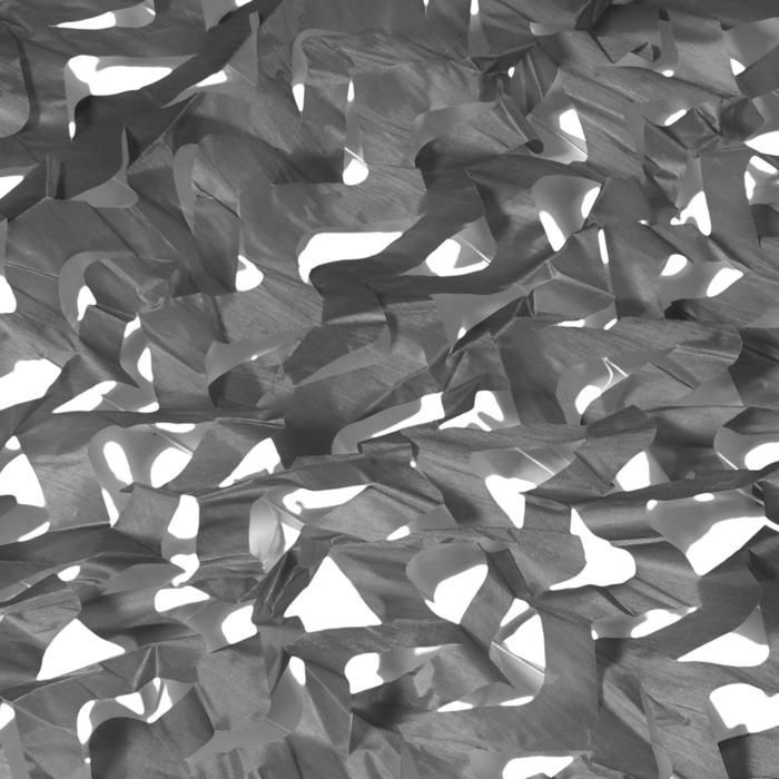 IDMARKET Rectangular Shade Sail, Camouflage Design, 4x6 M, Grey