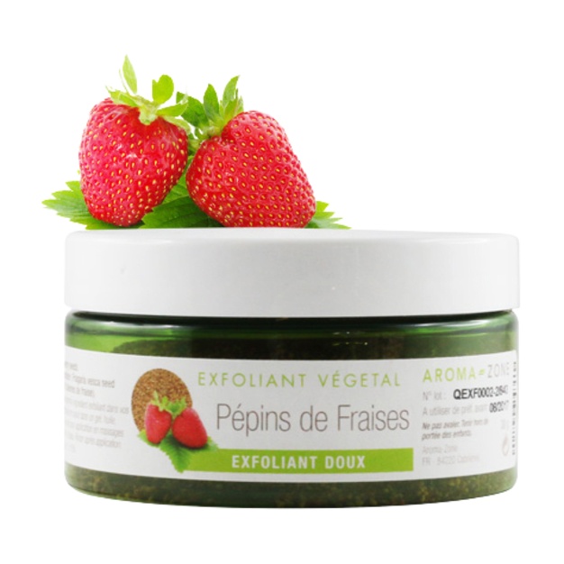 Exfoliante de semillas de fresa