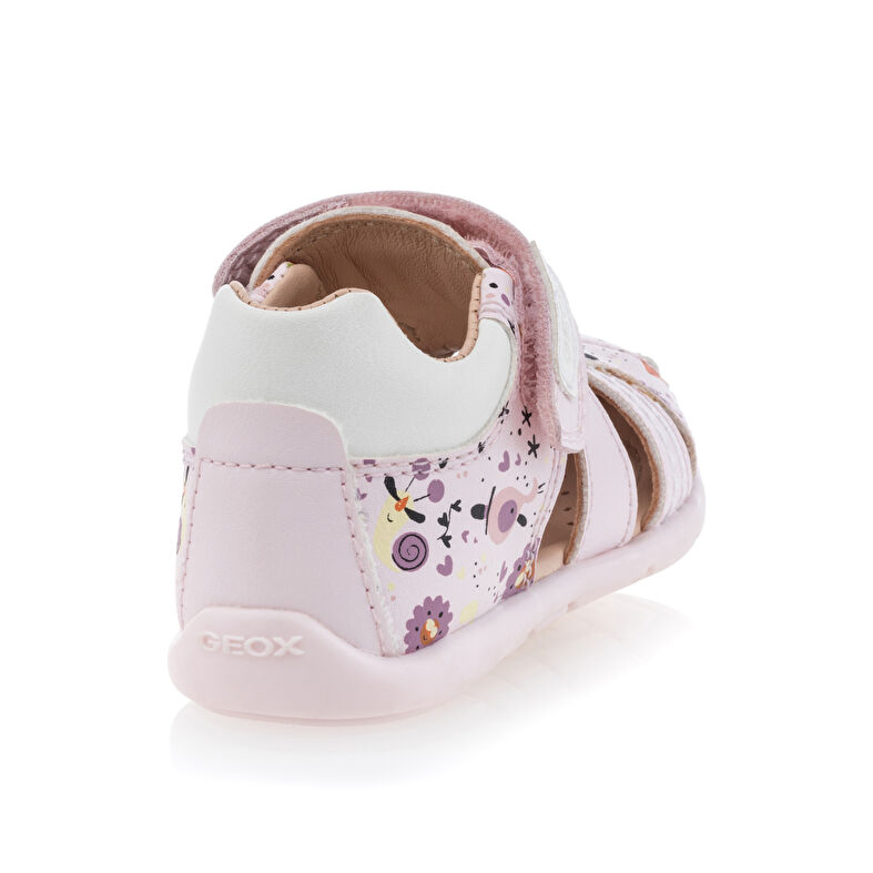 Rosa sandaler/sko med åpen tå til babyjente