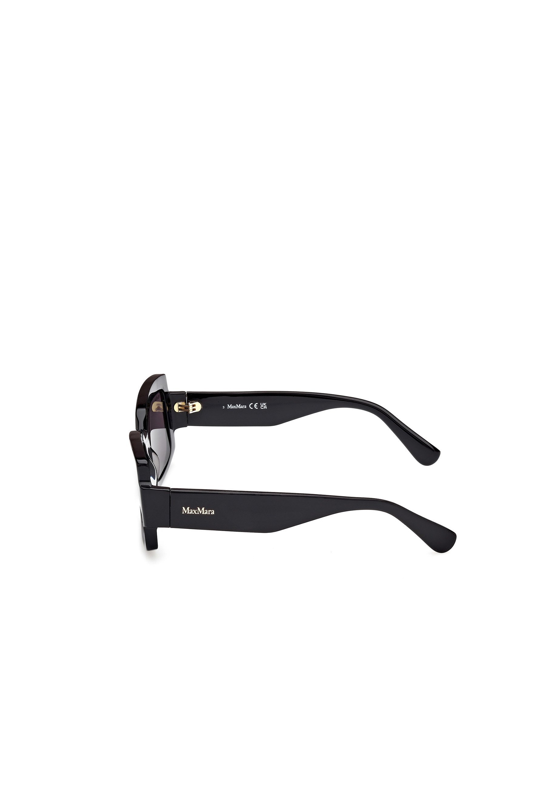 Max Mara LEE - Sunčane naočale - sjajno crne, dimljene