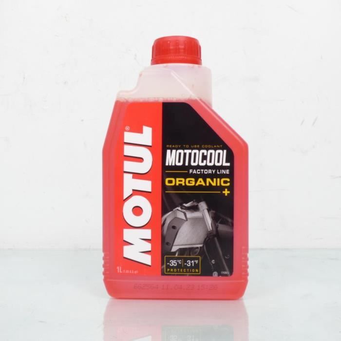 Motul Motocool Factory line Organic red motorcycle coolant + 1L