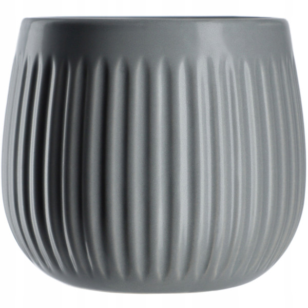 Kadax Doniczka Ceramiczna 14cm Osłonka Szara