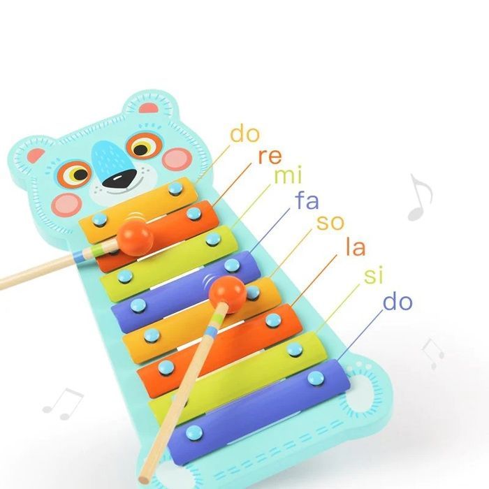Xilófono metálico Mideer Bear - Instrumento musical - Multicolor