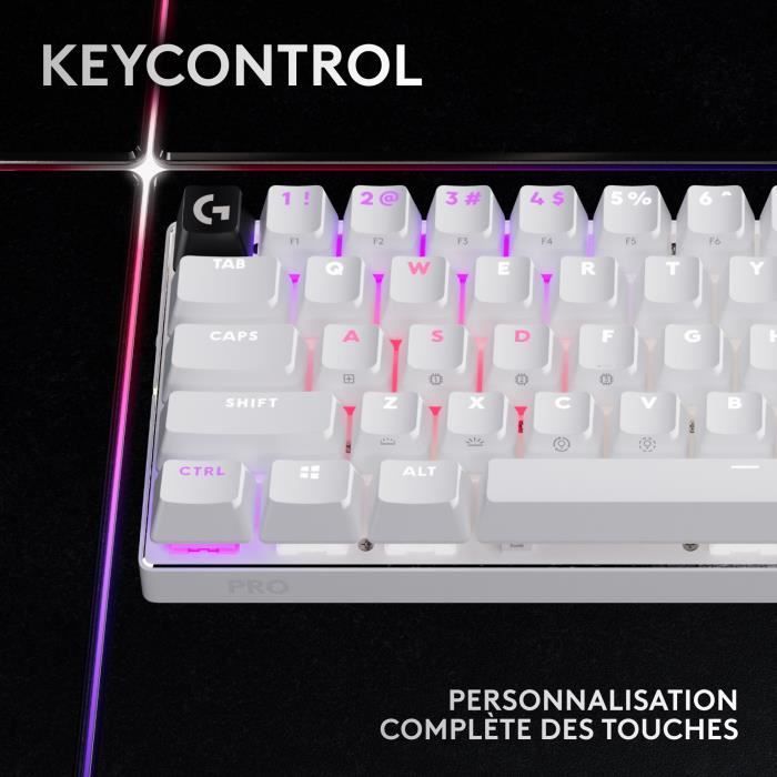 Gamingtoetsenbord - Draadloos - Logitech G - G Pro X 60 - Lightspeed - Wit