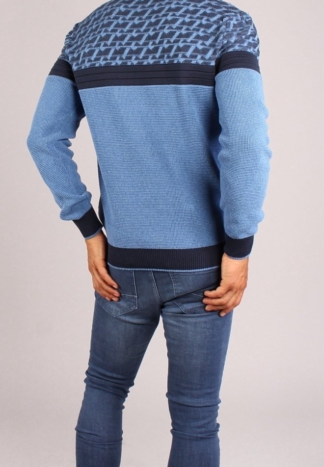 Pull Gabbiano - bleu chiné