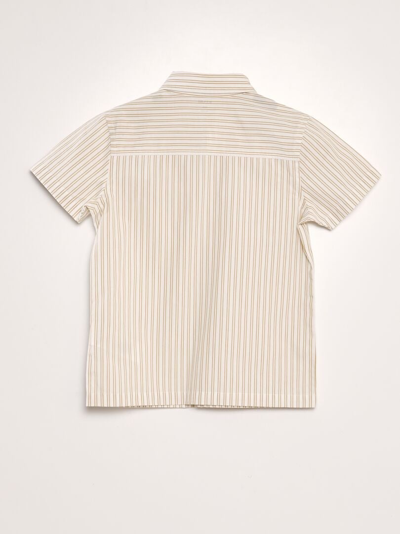 Camisa de manga curta - MARROM