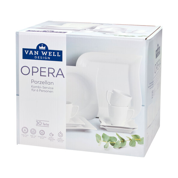 Serviciu combinat Opera, 30 de piese.