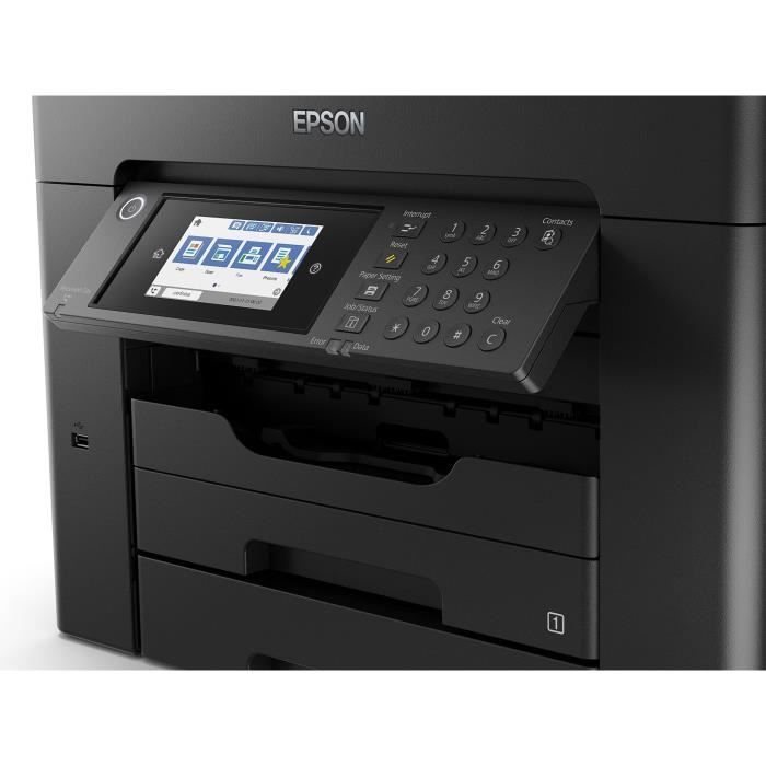 Stampante a getto d'inchiostro EPSON WF-7840DTWF - Stampa fronte/retro automatica - Formato legale (216 x 356 mm) - Wireless