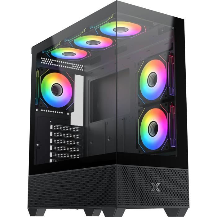 PC-behuizing - XIGMATEK - Alphard - Mid Tower - E-ATX - Gehard glas - ARGB - Zwart