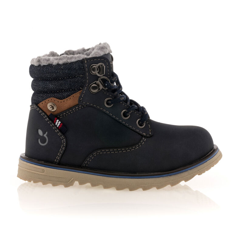 Chłopięce niebieskie buty/kozaki