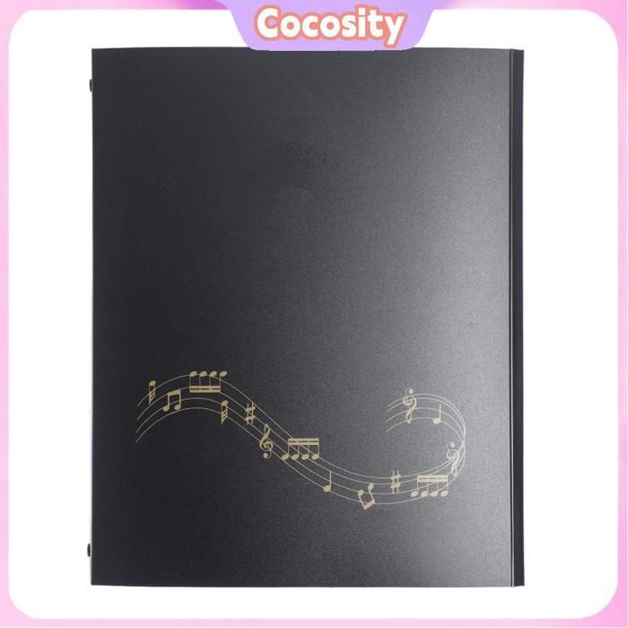 Soporte para partituras expandible Cocosity de 4 páginas, capacidad para 52 páginas, tamaño A4 desmontable, para piano, teclado, violín y violonchelo.