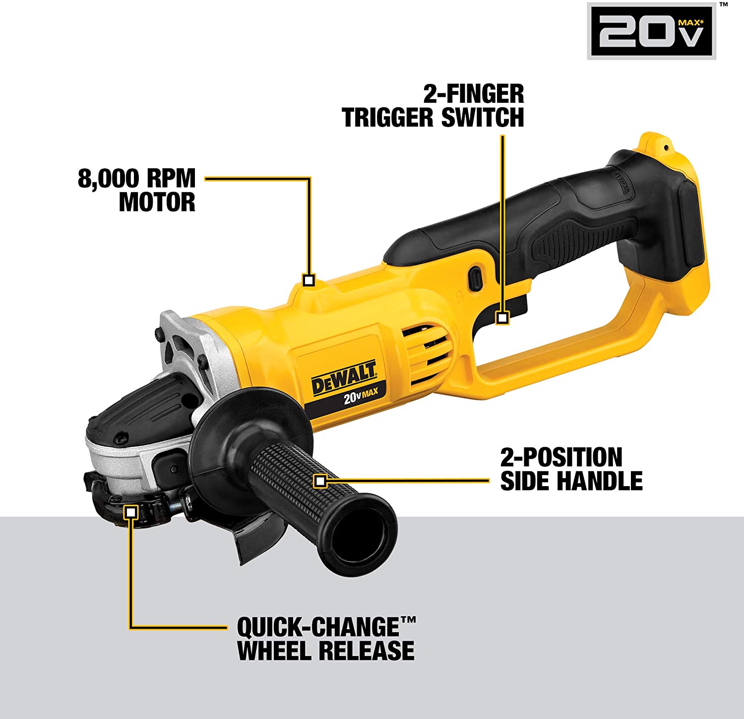 Conjunto de Furadeira/Parafusadeira sem Fio DEWALT 20V Max, 10 Ferramentas (DCK1020D2)