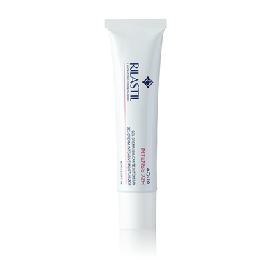 Rilastil Aqua Intense 72t Gel-Cream Fuktighetskrem Ansiktskrem med hyaluronsyre 40 ml
