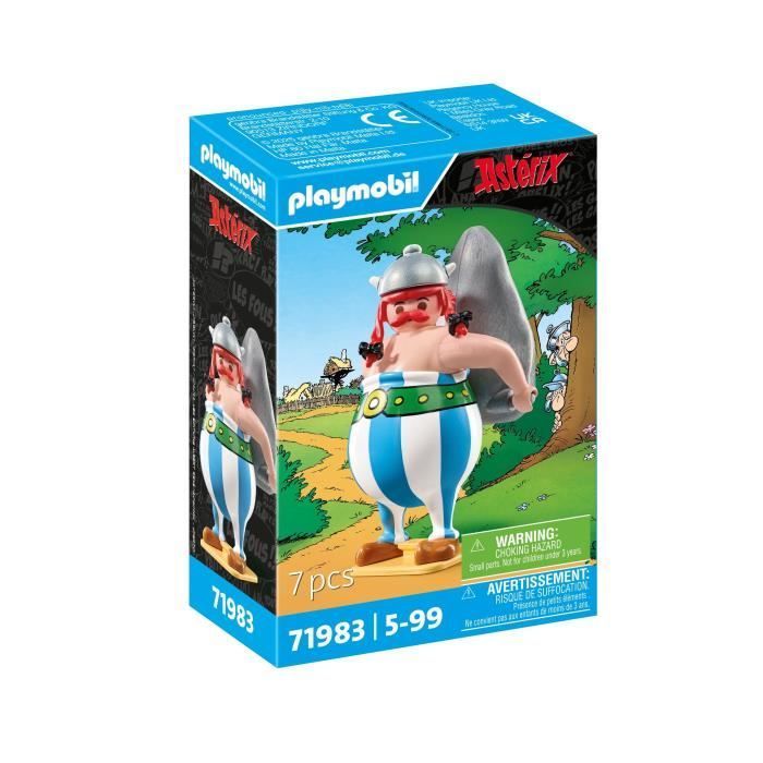 PLAYMOBIL 71983 Obélix et son ménhir, Astérix, Personnages de la BD, Dès 5 ans