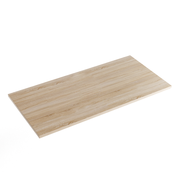 KOLM Blat laminowany dąb sonoma 120 x 60 cm do biurka, stołu, stolika