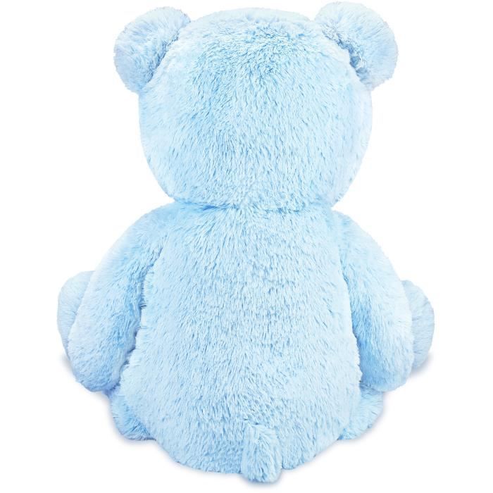 BRUBAKER Gigantische XXL Pluche Beer - Teddybeer - 100 cm - Lichtblauw - Ultrazacht & Schattig