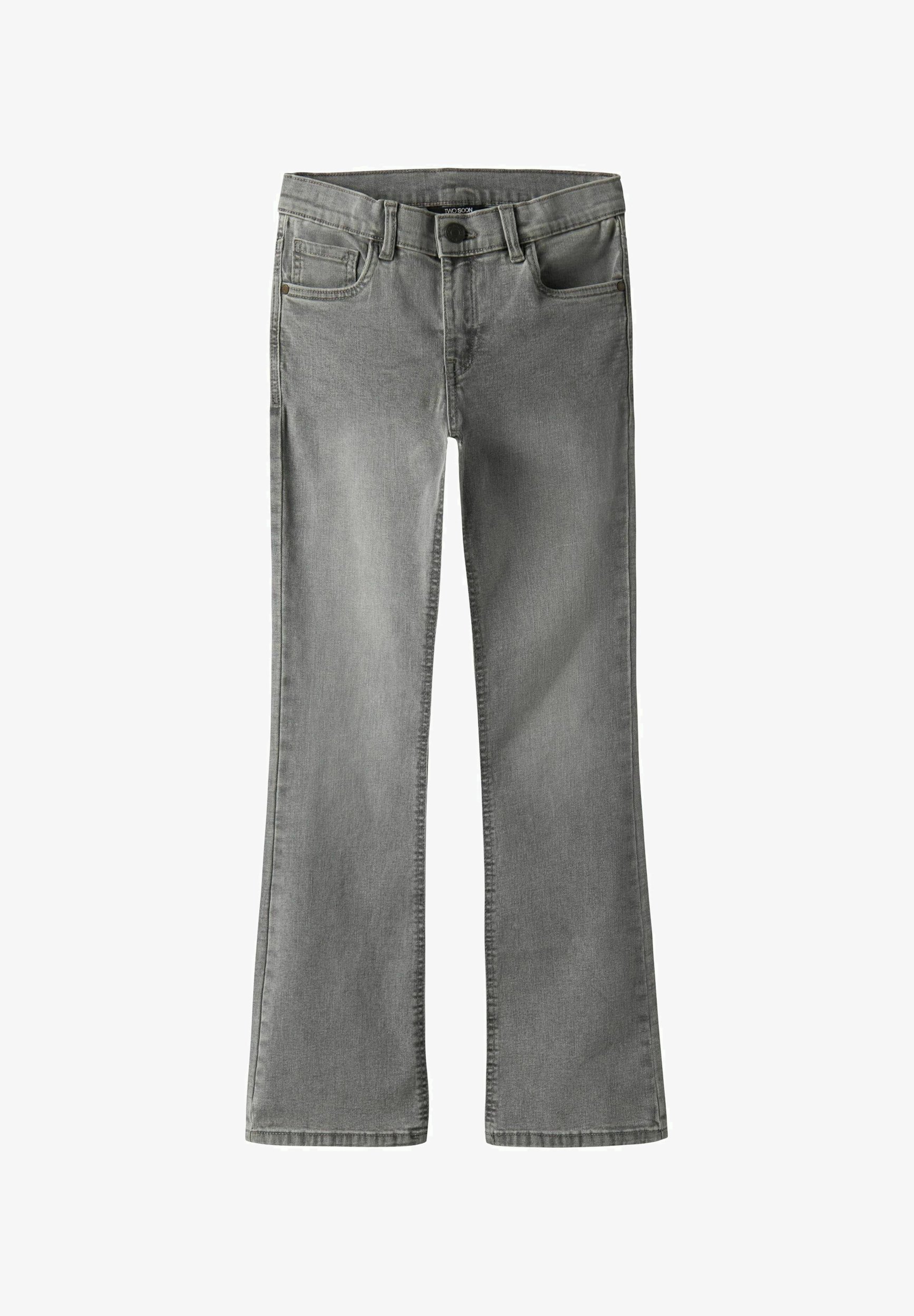 TWO SOON Jean bootcut - denim gris clair