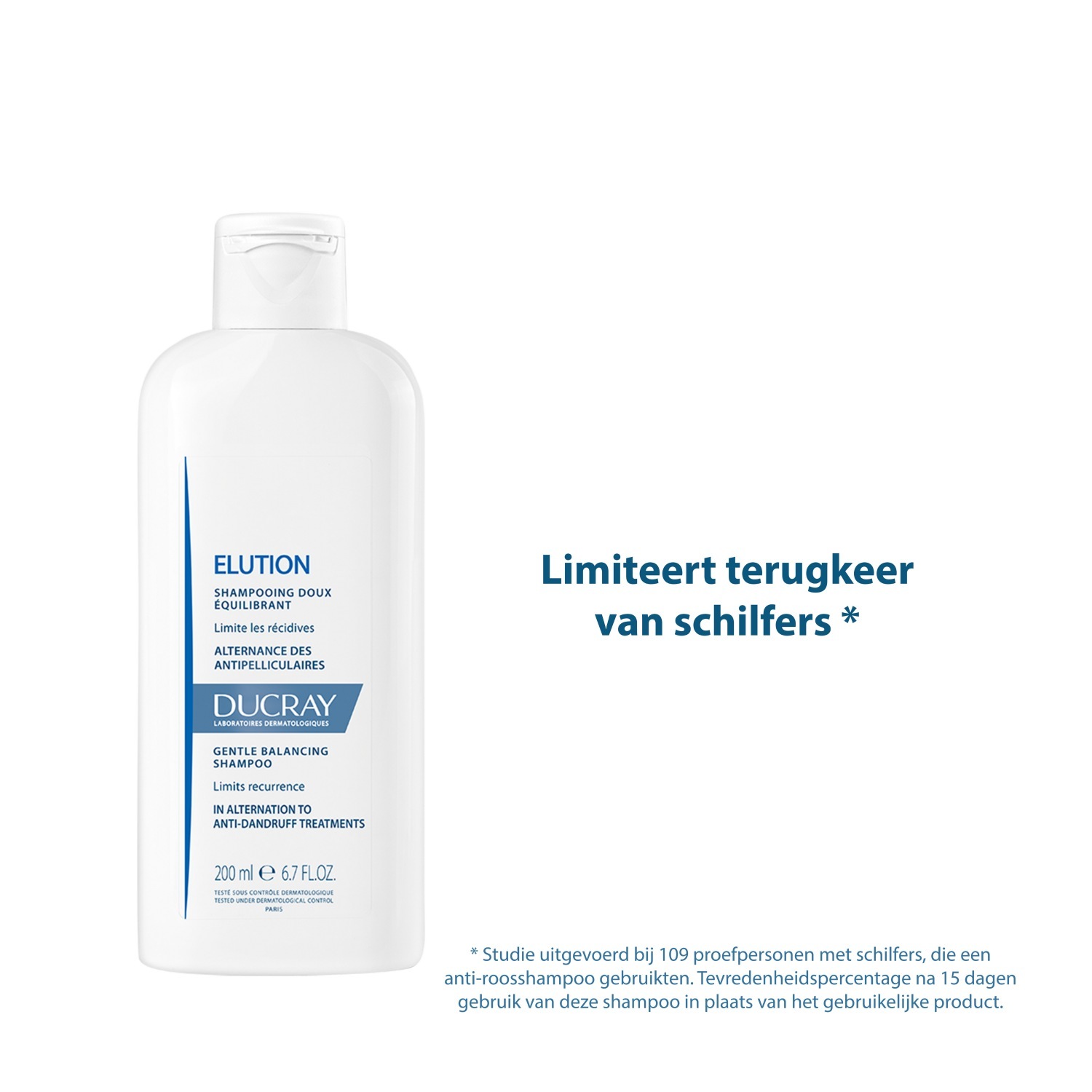 Ducray ELUTION jemný, vyrovnávajúci šampón - 200 ml
