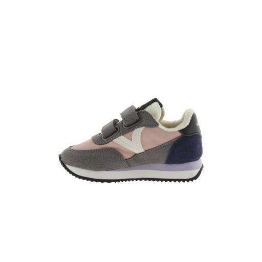 Victoria Astro Kids Nylon Sneakers med flerfärgade delar och dubbel kardborreknäppning