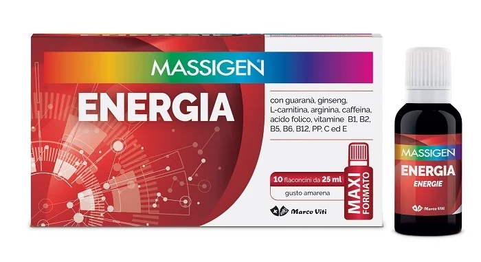 MASSIGEN Magnesium Energy Complément énergétique 10 flacons
