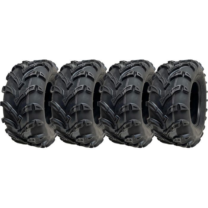 ATV Quad Tires - Wanda - P377 - 25x10.00-12 - 6PLY - Road-Marked Legal 50J