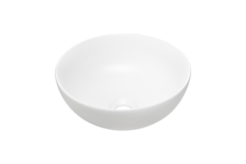 Umywalka nablatowa ceramiczna DOMI-MB Biały mat 32 cm