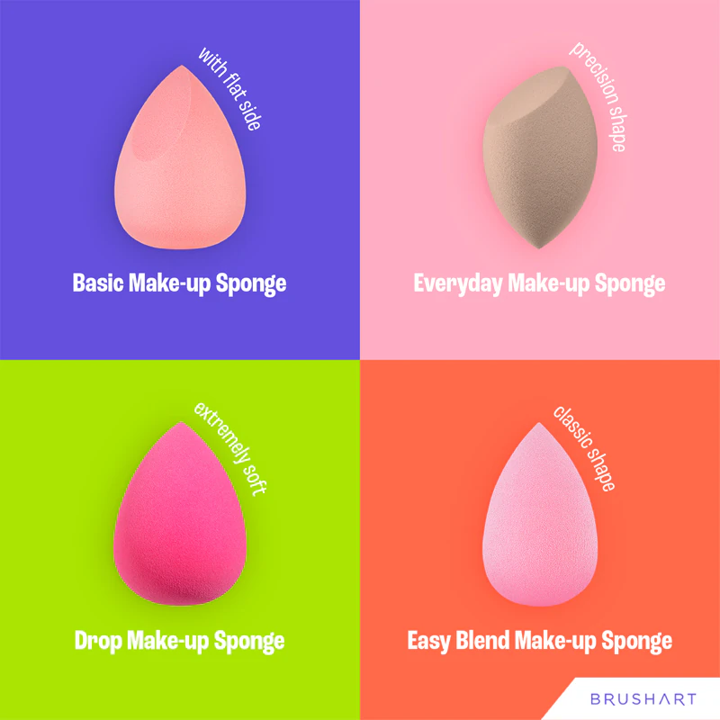 BrushArt Make-up Sponge Základní houbička na přesný make-up