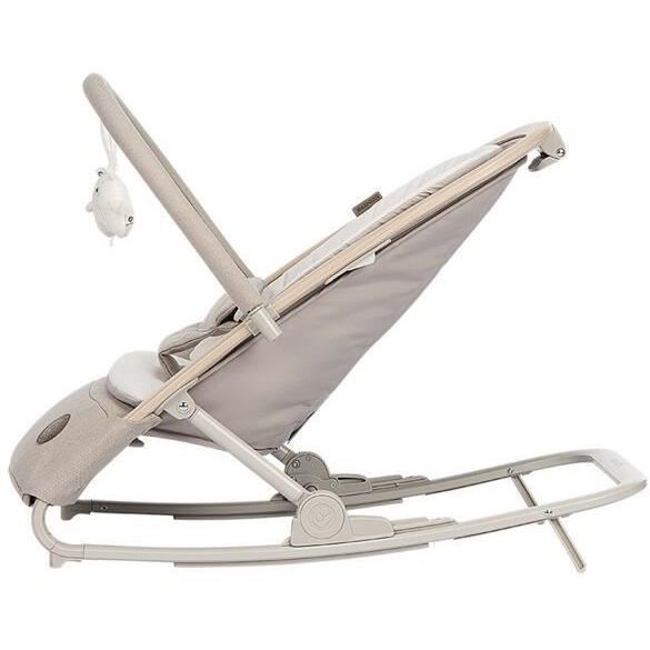 MAXI-COSI Kori Leichtgewicht-Babywippe mit Schaukelfunktion, von Geburt an bis 2 Jahre (bis 15 kg), Klassisches Beige Eco