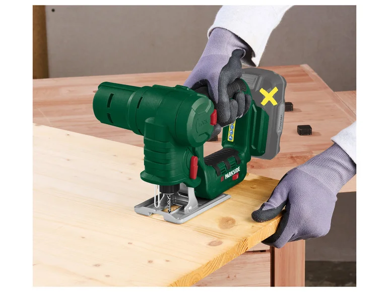 Serra tico-tico e serra sabre sem fio PARKSIDE® 2 em 1 PSSSA 20 Li B2, 20 V