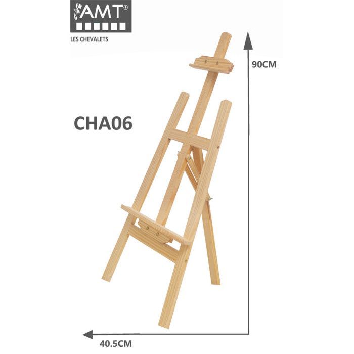 Chevalet - 90 cm - Bois - Peinture - Artiste - Atelier - Exposition - AMT
