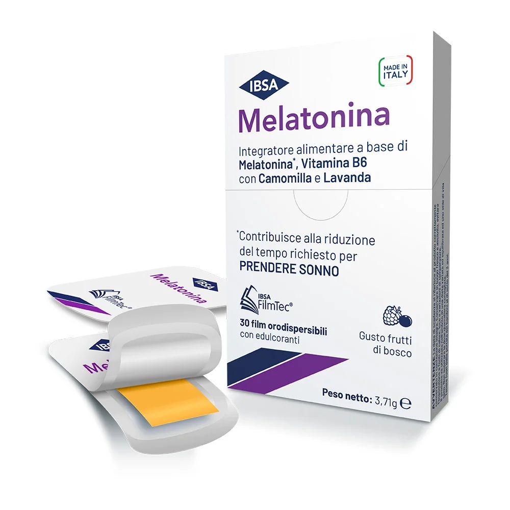 IBSA Mélatonine Ibsa 30 Films oraux stres à nespavost