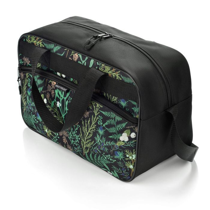 METEOR Lokman Sports Bag - Waterproof - Spacious Main Compartment - 20L - Green Pattern