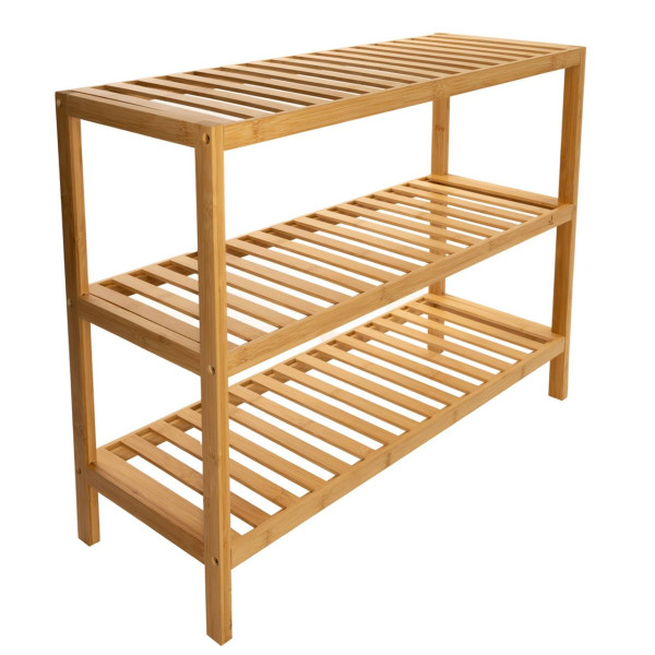 Szafka na buty bambusowa do przedpokoju 70x26x55 SRB27 Begryf