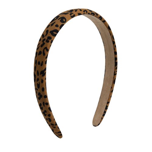 Traka za kosu Oh My Hair s uzorkom životinja, smeđi leopard Trake za glavu i turbani