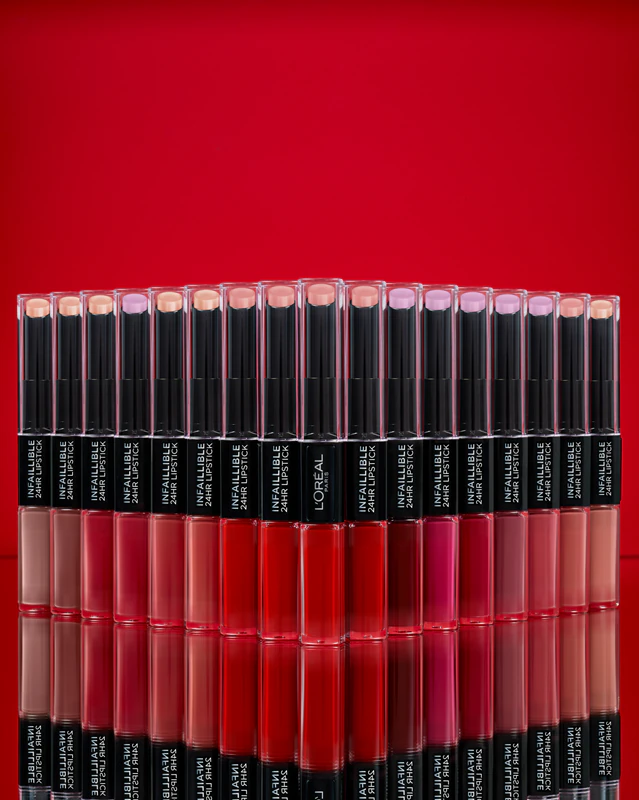 L'Oréal Paris Infallible 24H langhoudende lipstick en lipgloss 2-in-1