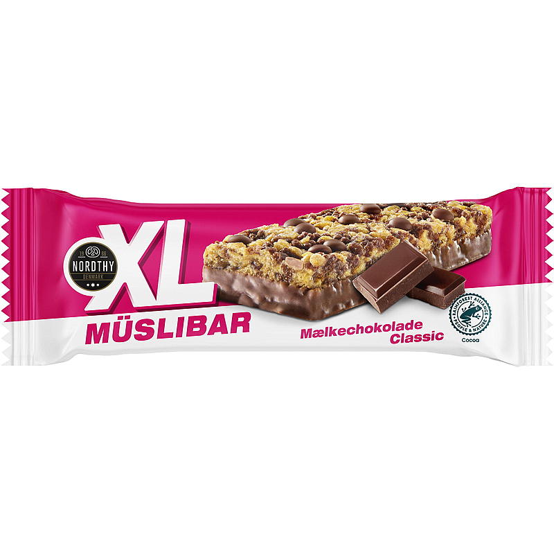 Müslibar 50 g melkesjokolade