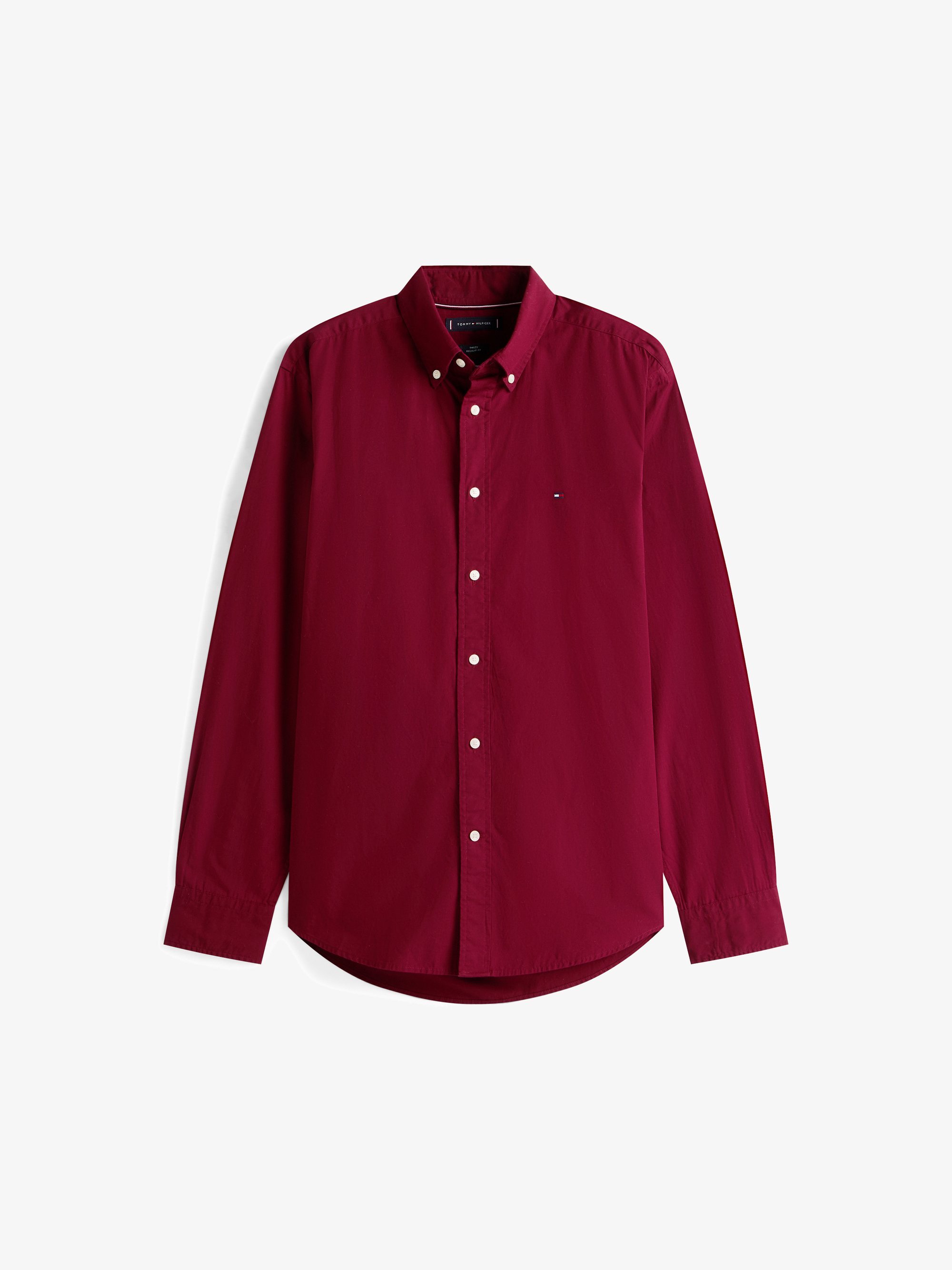 Tommy Hilfiger FLEX POPLIN SOLID - Shirt - dieprood