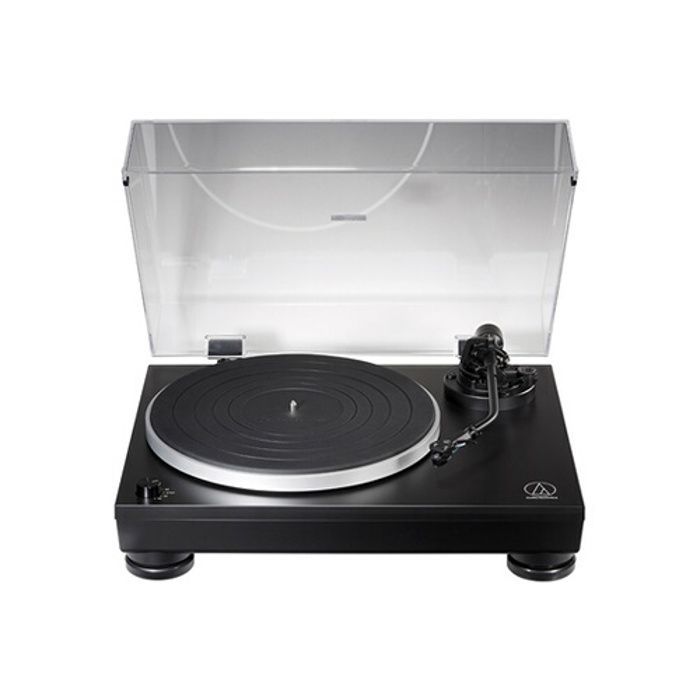 Audio-Technica AT-LP5X - Platine vinyle à entraînement direct 3 vitesses (33-45-78 trs/min) avec cellule AT-VM95E, pré-ampli
