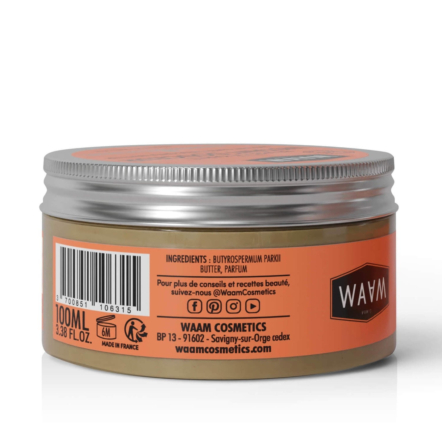 Waam BEURRE KARITE BRUT INSTANT DOUCEUR