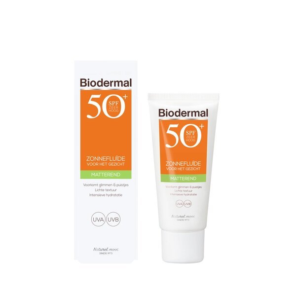 Biodermal SPF50+ matirajući fluid za sunčanje za lice 40ml