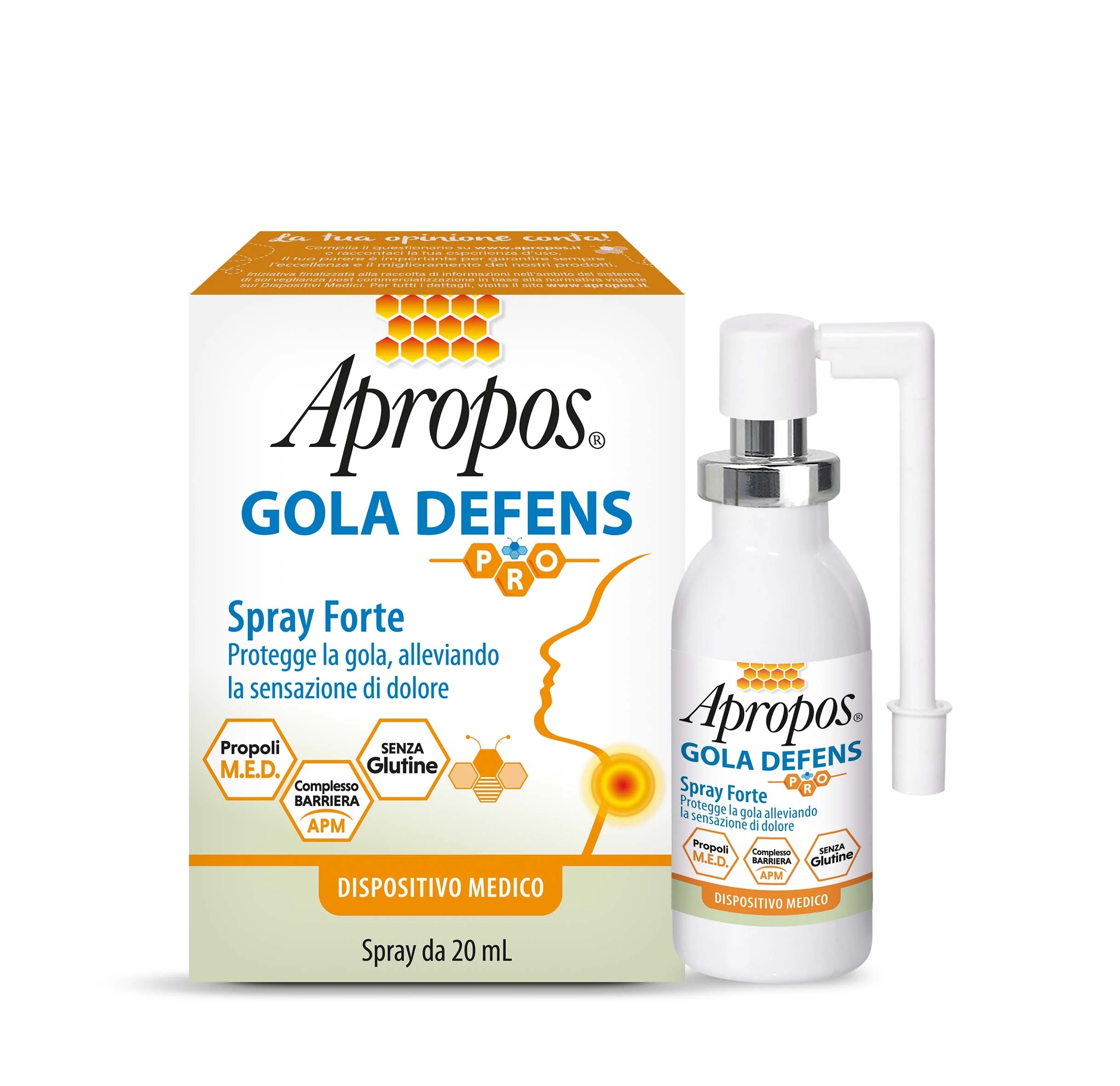 OVER Gola Defens Pro Spray Forte 20 ml: verzachtend en kalmerend effect