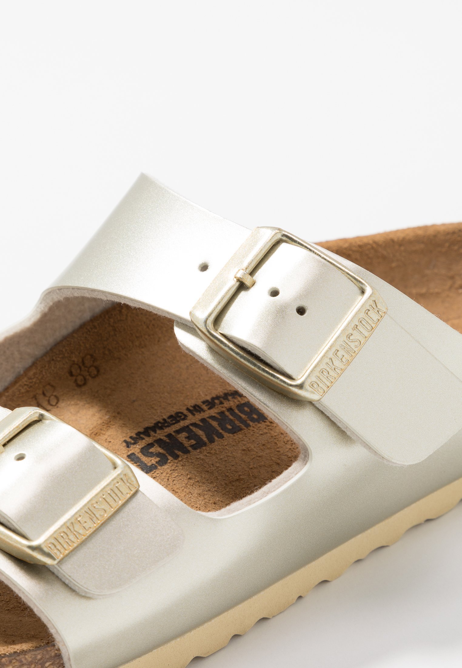 Birkenstock ARIZONA - Slippers - elektrisch metallic goud