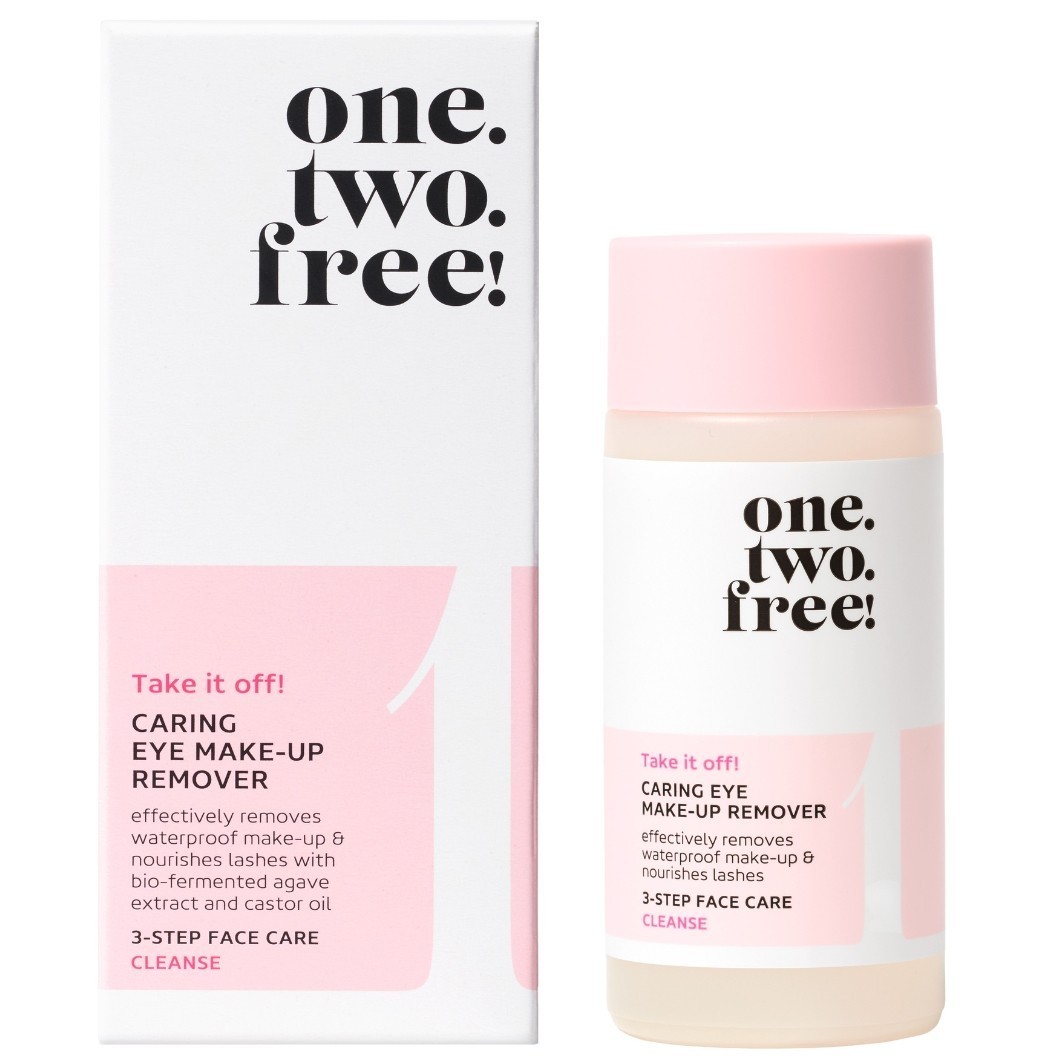 „one.two.free!“ Maitinamasis akių makiažo valiklis – 125 ml