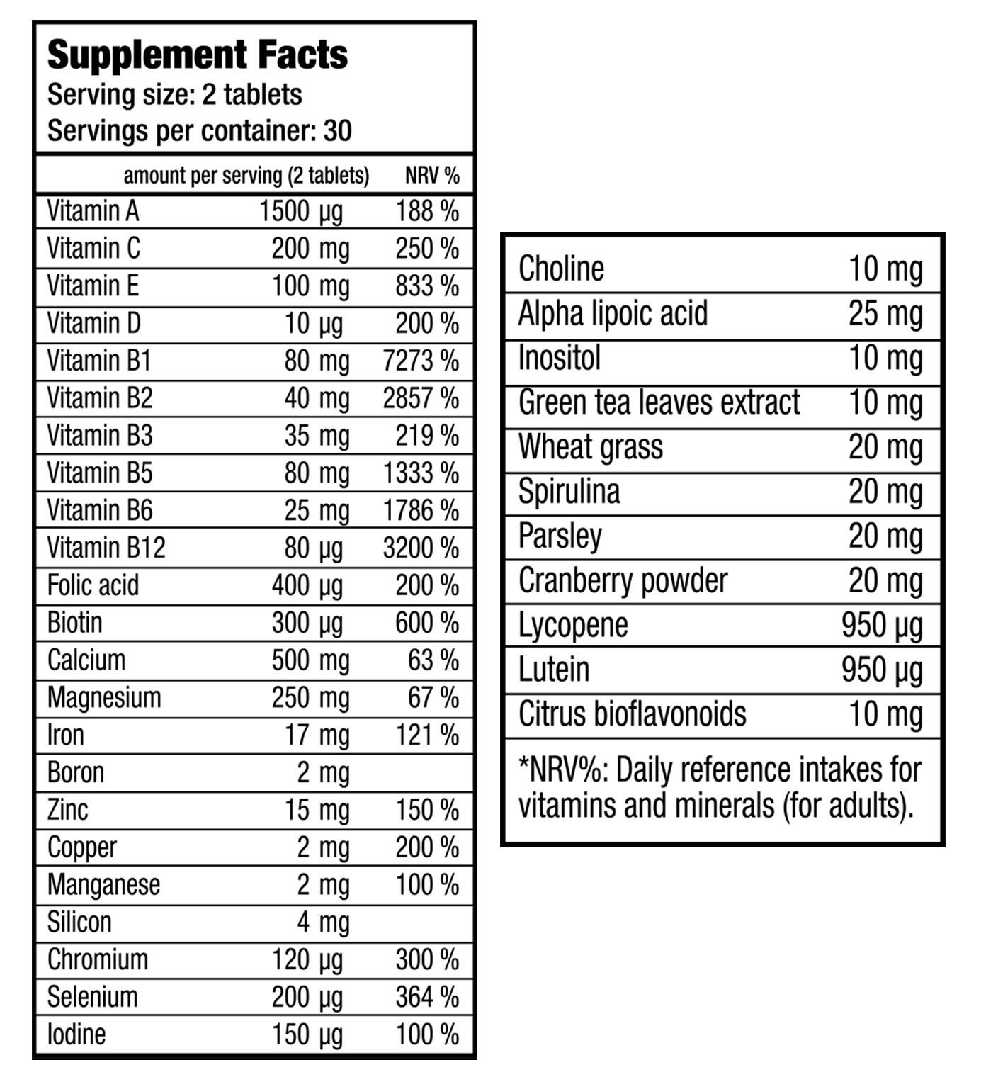 Multivitamīni sievietēm, uztura bagātinātājs kapsulās Multivitamīni