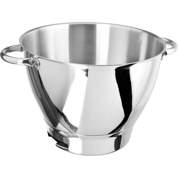Stainless steel bowl with handles - KENWOOD - Chef Premier KMC570 - 4.6L capacity - Grey