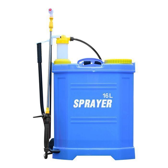 Pulverizador eléctrico a presión ERROLVES - Azul y amarillo - Pulverizador de pesticidas de una sola manguera de 16 litros