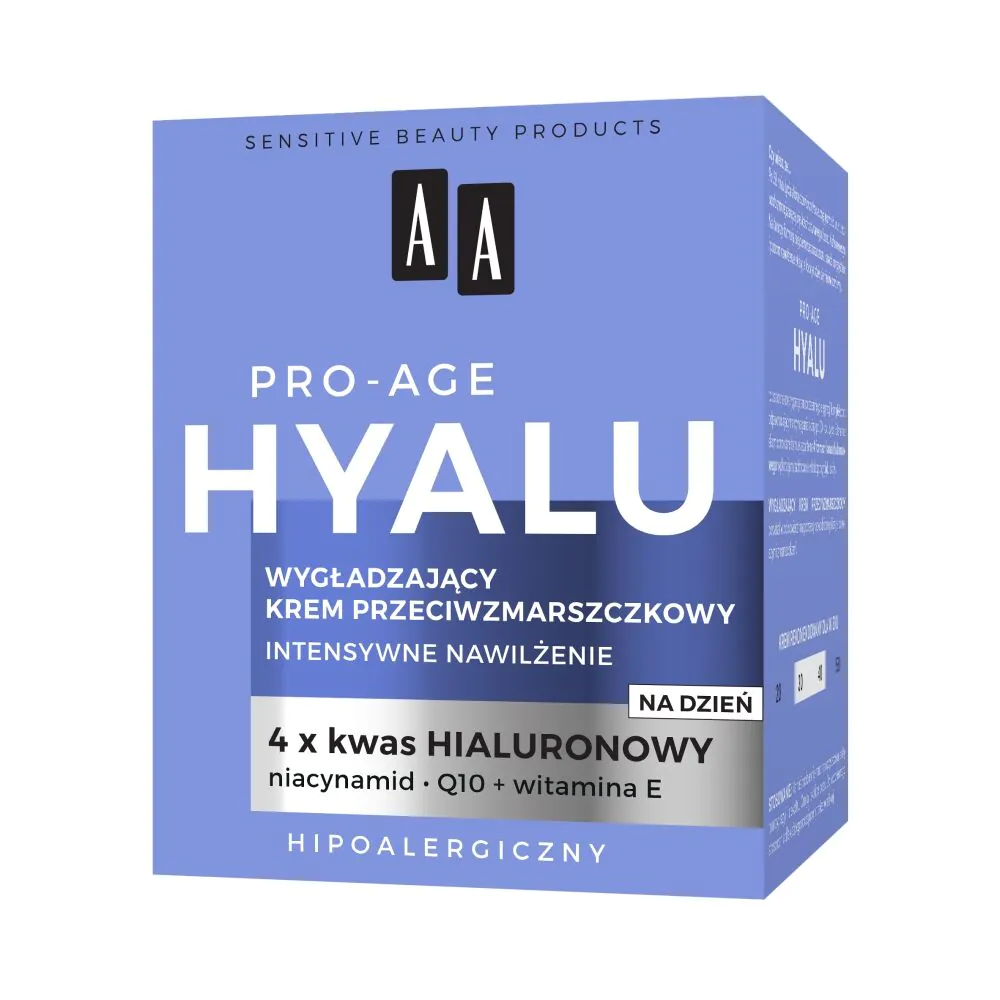 AA Hyalu Pro Age Wygładzający krem przeciwzmarszczkowy na dzień