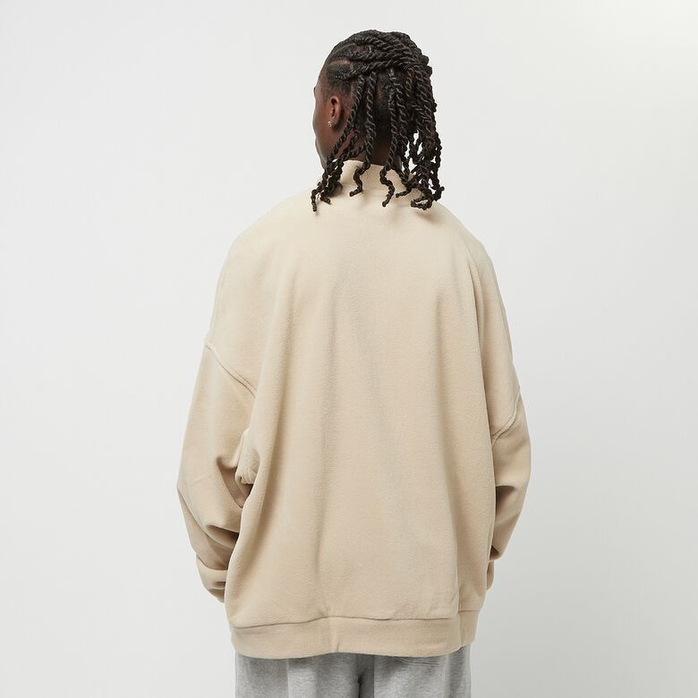 Oversized Polar Fleece Crew