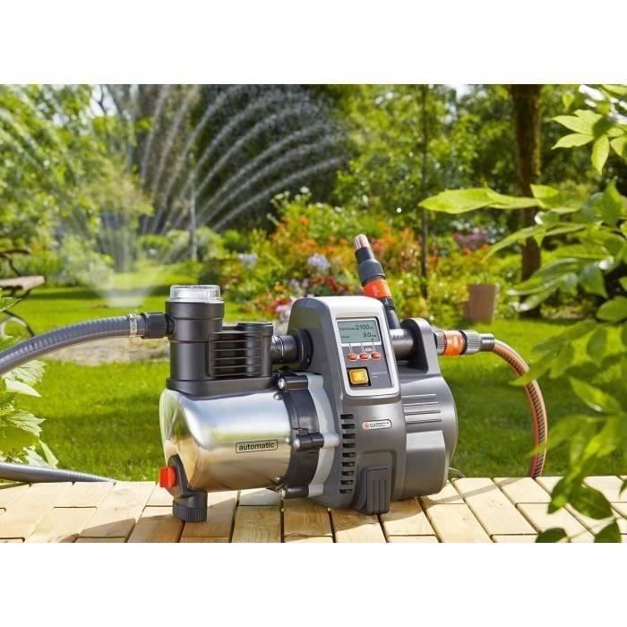 GARDENA 6000/5E Premium LCD automatische pomp voor huis en tuin – 1300W – Debiet 6000 l/u & druk 5,5 bar – 5 jaar verlengde garantie